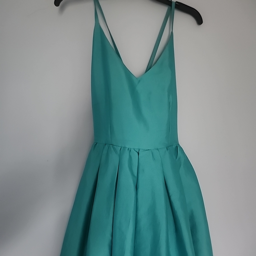 Hi low Turquoise dress